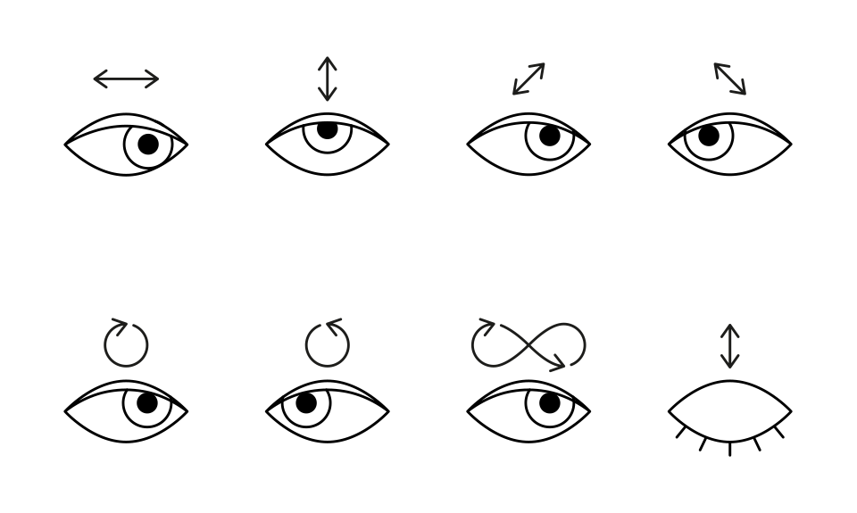 Persona con buena postura frente a su computadora cuidando su vista